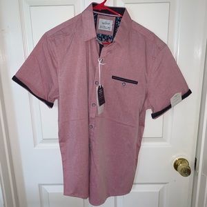 NWT - Red button up Medium Mens Shirt